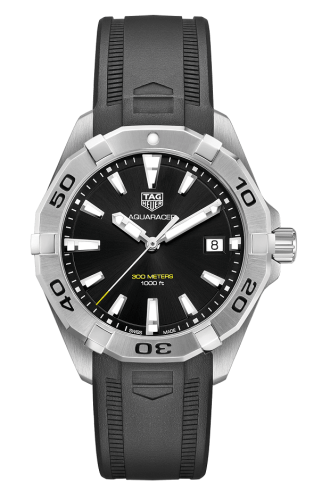 TAG Heuer Aquaracer Quartz 300M 41 Stainless Steel / Black / Rubber